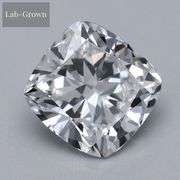 Brilliant 4.03 CT Lab-Grown Diamond – D Color, VVS2 Clarity. IGI Certified.