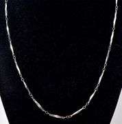 Fancy Link Necklace in Sterling Silver