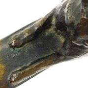 Emilie Fiero Vintage Bronze Cat Letter Opener