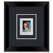 Lady with Profile and Flowers II by Peter Max