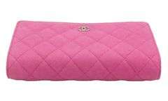 Chanel Classic WOC Pink Caviar Quilted on Chain Wallet