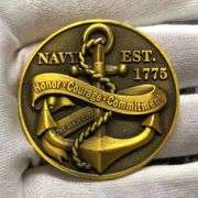 USA Navy Creed Challenge Coin