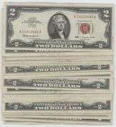 Nicer lot of 30 mixed 1953 & 1963 Series $2 Red Seal Notes