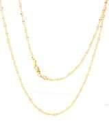 14kt Yellow gold bead necklace