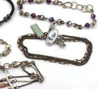 Group lot of 7 Vintage 925 sterling silver bracelets