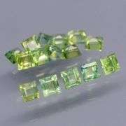 Excellent 2.38ct princess cut Australian Sapphire set