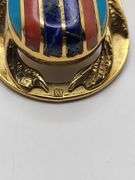 18k Gold Hand Made Egyptian Scarab Charm