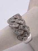 CERTTIED BRAND NEW 14K WHITE GOLD DIAMOND RING/ BAND