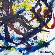 Untitled Abstract by Wyland