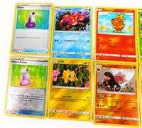 10 Pokémon Halogram Trade Cards