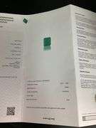 I.G.I CERTIFIED NATURAL EMERALD 3.01 CARATS