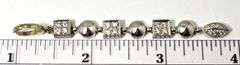 Feminine 18K White Gold Dangling Diamond Pendant