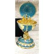 Imperial Globe with 24K Gold & Austrian Crystals