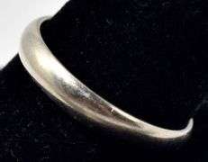 Thin Plain Band Ring in Sterling Silver