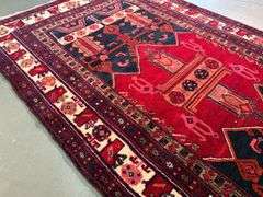 Stunning Persian Hamedan  Rug 5x9.7