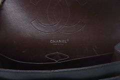 Chanel large black double flap Caviar bag