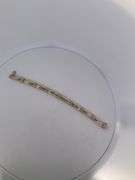 CERTIFIED 14K YELLOW AND WHITE GOLD DIAMOND BRACELET