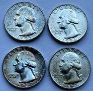1958 1959 PD Gem BU Washington Quarters
