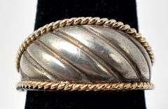 Textured Band Ring in Sterling Silver