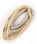Tasteful 14k white & Yellow Gold Pendant