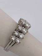CETIFIED BRAND NEW PLATINUM DIAMOMND RING