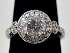 CZ Gemstone Ring in Sterling Silver