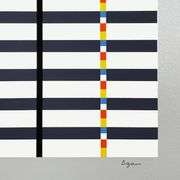 Hommage du Mondrian (Silver) by Yaacov Agam