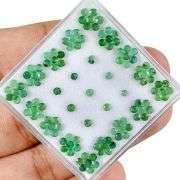Impressive 6.20ct set of 2mm Colombian Emeralds!