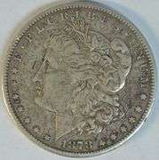 Sharp XF 1878-CC Morgan Silver Dollar. Key date