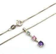 Group lot of 7 Vintage 925 sterling silver necklaces