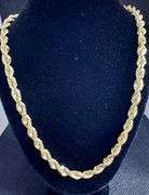 10K Yellow Gold Rope Chain