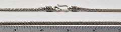 Braided Chain necklace in Sterling Silver