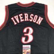 Allen Iverson Autographed Basketball Jersey