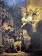 Rembrandt van Rijn, The Angel Leaving Tobias and His Family