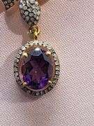 An extraordinary display of luxury and craftsmanship,  25ct Pave Diamonds & 60ct Natural Amethyst in