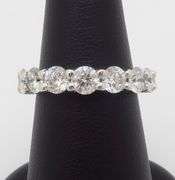 Impressive 3.45CTW Earth Mined Diamond Eternity Band