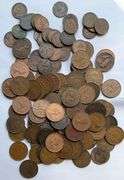 100 plus British Coppers and 40 Half Pennys