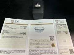 CERTIFIED BRAND NEW 14K WHITE GOLD DIAMOND RING