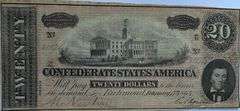 $20 1864 Series CSA Note.