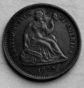 1862 Civil War Half Dime