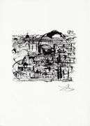 Rare Salvador Dali Signed Woodcut from Babaouo suite, 1978