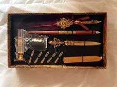 Deluxe Feather Calligraphy Set