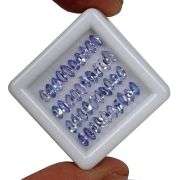 Untreated! Glittering 3.10ct marquise cut Tanzanite set!