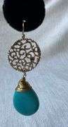 Turquoise color pair of Fashion Earrings