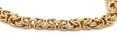 Popular 14K YG Byzantine Style Bracelet