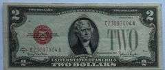 Almost Unc 1928 G $2 US Note