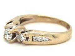 Nice Estate 14K WG Engagement Ring