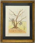 Exclusive Salvador Dali Signed Etching Framed, 1972