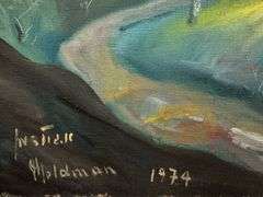 Breathtaking oil on canvas by Albert Goldman (1922-2011)