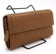 Bottega Veneta Intrecciato Continental Flap Long Wallet